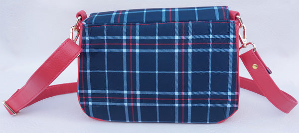 Cross Body Tartan Bag