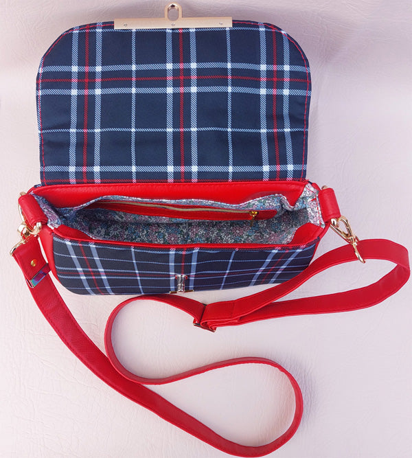 Cross Body Tartan Bag