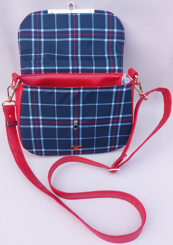 Cross Body Tartan Bag