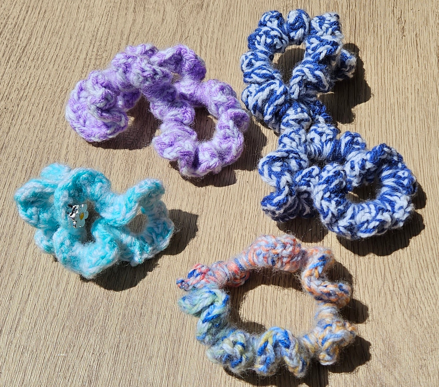 Handmade Scrunchies  - Multi-Colours